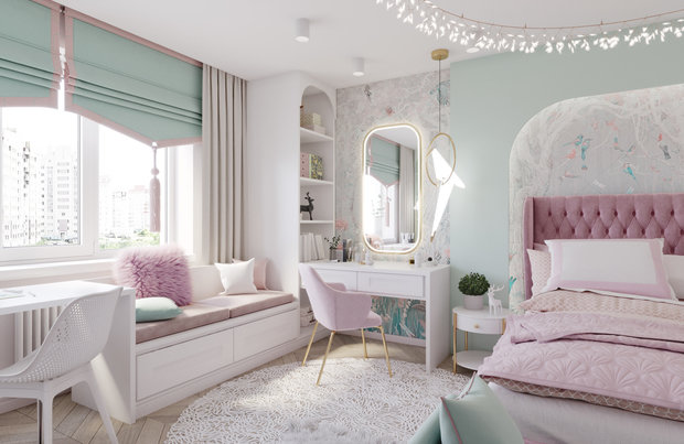 Фото из портфолио Квартира "Сибирский шик" – фотографии дизайна интерьеров на INMYROOM