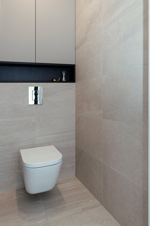 Фотография: Ванная в стиле Минимализм, Квартира, Проект недели, Минск, 3 комнаты, Более 90 метров, Татьяна Манцевич – фото на INMYROOM