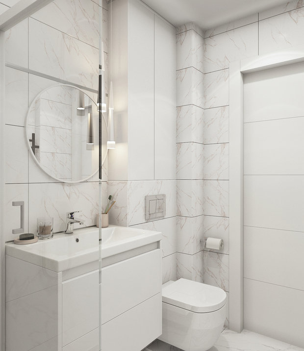 Фото из портфолио Квартира 38,9 м2 (2020) – фотографии дизайна интерьеров на INMYROOM