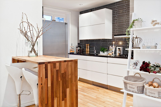 Фотография: Кухня и столовая в стиле Скандинавский, Современный – фото на INMYROOM