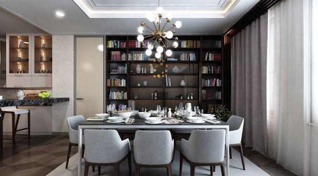 Фото из портфолио Доступный Шик – фотографии дизайна интерьеров на INMYROOM