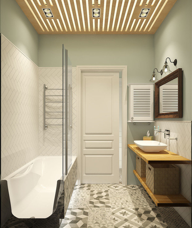 Фото из портфолио CinemaLoft. Лофт в центре Петербурга для молодой семьи – фотографии дизайна интерьеров на INMYROOM