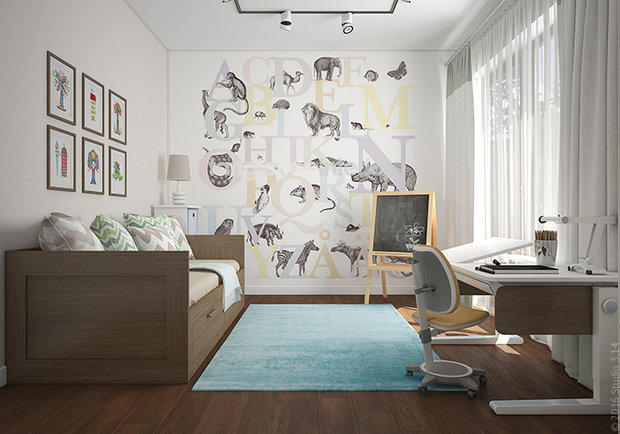 Фото из портфолио Подмосковная соната – фотографии дизайна интерьеров на INMYROOM