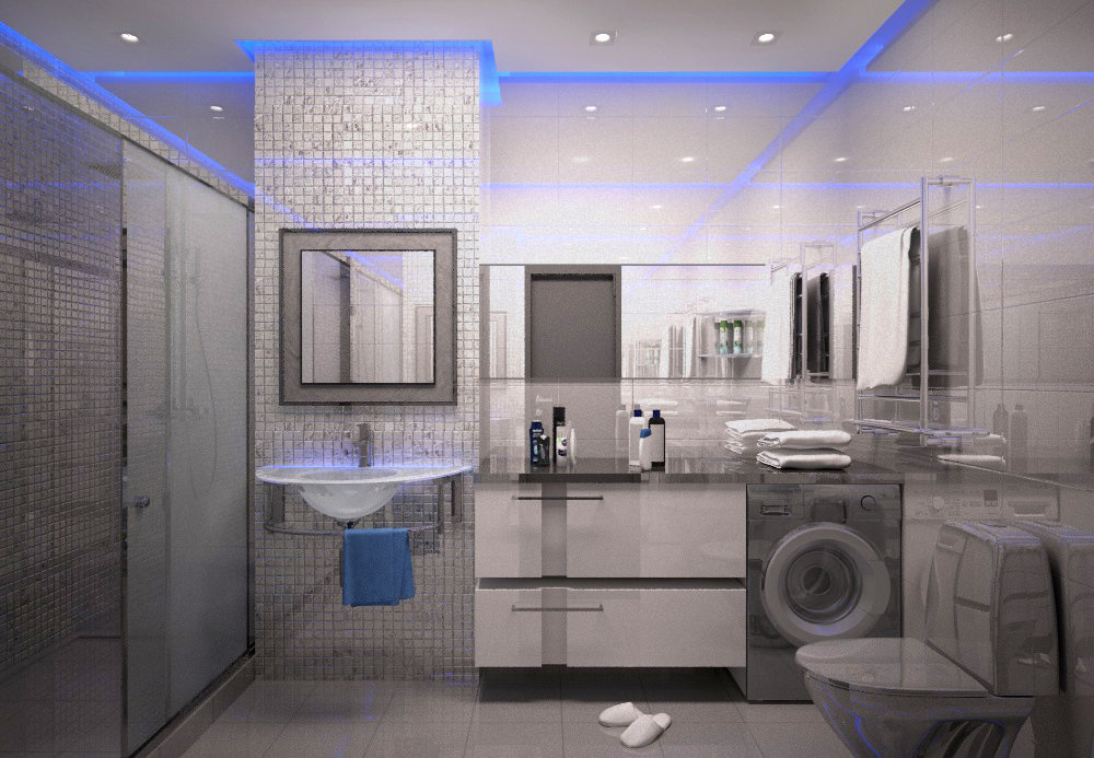 Фото из портфолио дизайн проект квартиры 40м2 в стиле хай тек – фотографии дизайна интерьеров на INMYROOM Фото из портфолио дизайн проект квартиры 40м2 в стиле хай тек – фотографии дизайна интерьеров на INMYROOM