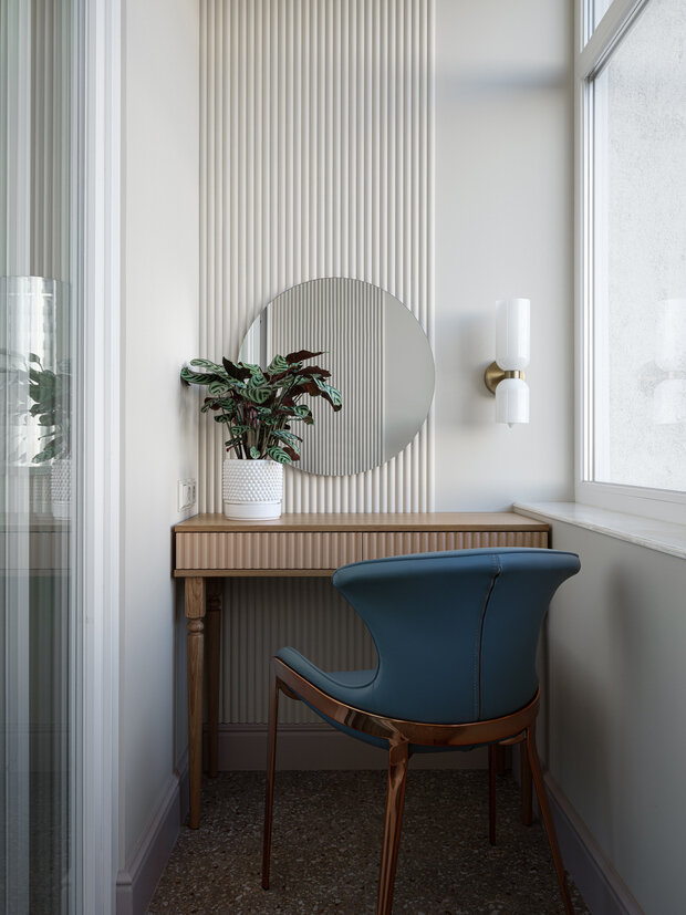 Фотография: Балкон в стиле Современный, Квартира, Проект дня, Москва, 4 и больше, Более 90 метров, Индивидуальный проект, обновить интерьер, современные интерьеры, дизайн 2025 – фото на INMYROOM