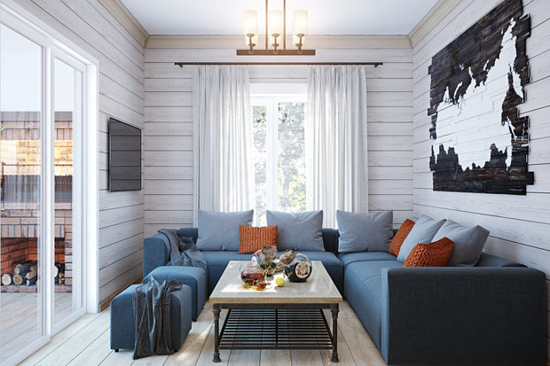 Фото из портфолио Гостевой дом-баня, г.Москва – фотографии дизайна интерьеров на INMYROOM