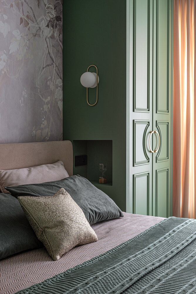 Фотография: Спальня в стиле Современный, Квартира, Проект недели, Москва, 4 и больше, Более 90 метров, Мастерская дизайна Fartuck – фото на INMYROOM Фотография: Спальня в стиле Современный, Квартира, Проект недели, Москва, 4 и больше, Более 90 метров, Мастерская дизайна Fartuck – фото на INMYROOM