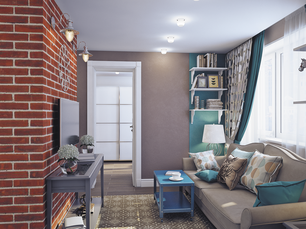 Фото из портфолио Квартира в Москве. 30 жилых метров – фотографии дизайна интерьеров на INMYROOM