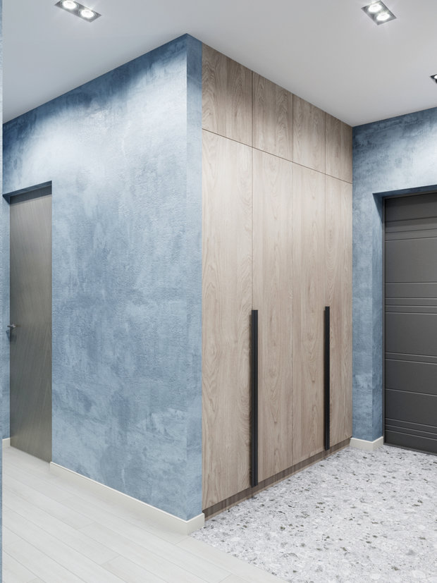 Фото из портфолио В оттенках синего – фотографии дизайна интерьеров на INMYROOM