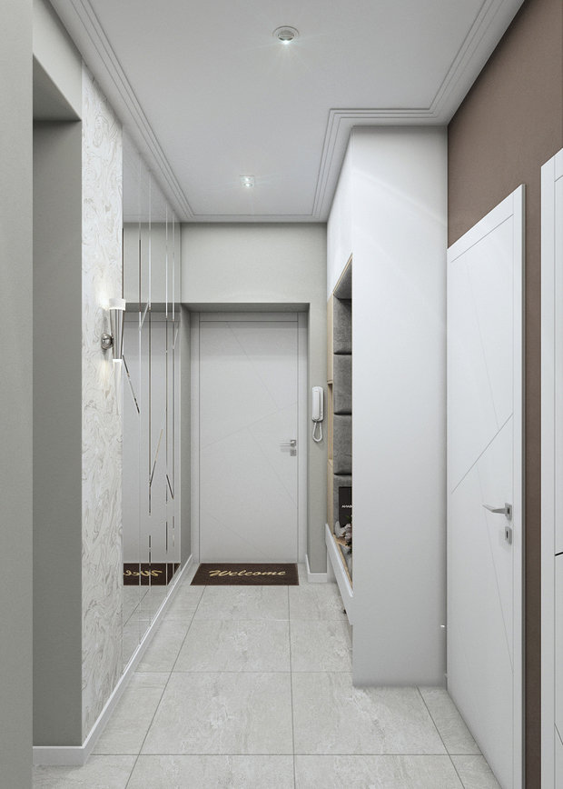 Фото из портфолио Квартира 83,4 м2 (2020) – фотографии дизайна интерьеров на INMYROOM