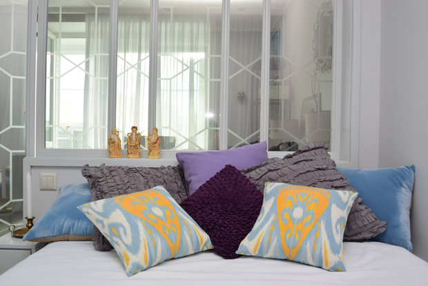 Фотография: Декор в стиле Современный, Эклектика, Малогабаритная квартира, Квартира, Студия, Проект недели, Москва, Наталия Чайка, Александра Морозова, MOROZOVA & CHAYKA DESIGN, Фили, Панельный дом, 40-60 метров – фото на INMYROOM