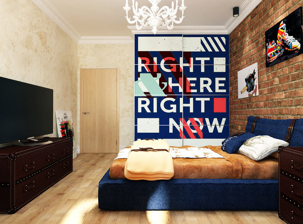 Фотография: Спальня в стиле Лофт, Квартира, Проект недели, Эко – фото на INMYROOM