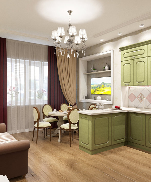 Фото из портфолио Квартира 55 кв.м. на ул. Дзержинского – фотографии дизайна интерьеров на INMYROOM