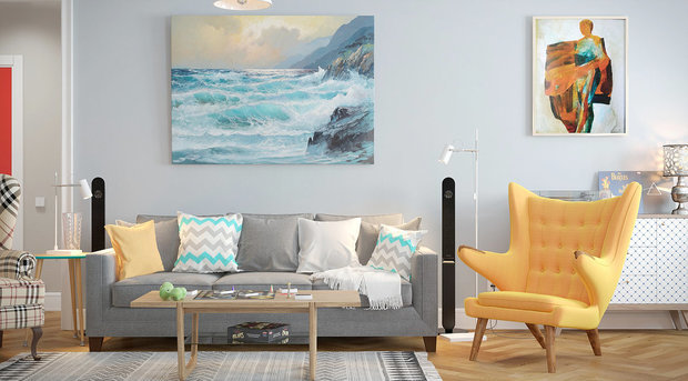 Фото из портфолио 3-к квартира, 105 м2 – фотографии дизайна интерьеров на INMYROOM