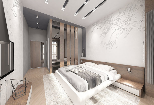 Фотография: Спальня в стиле Минимализм, Эко – фото на InMyRoom.ru