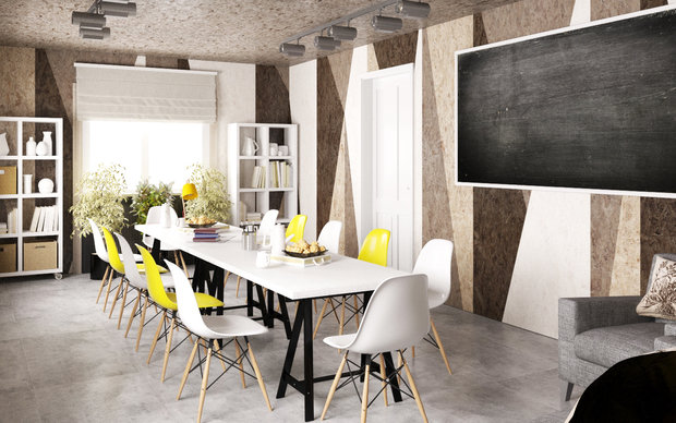 Фото из портфолио Интерьер из плит OSB – фотографии дизайна интерьеров на INMYROOM