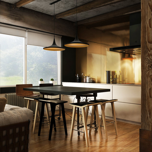 Фото из портфолио Industrial style – фотографии дизайна интерьеров на INMYROOM