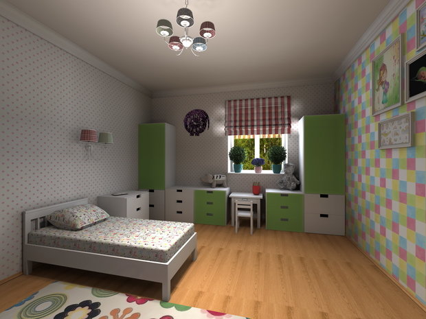 Фото из портфолио Детская – фотографии дизайна интерьеров на INMYROOM