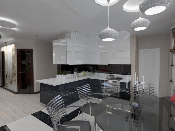 Фото из портфолио 3 к.кв. в ЖК Дуэт Шелдом Саратов. – фотографии дизайна интерьеров на INMYROOM