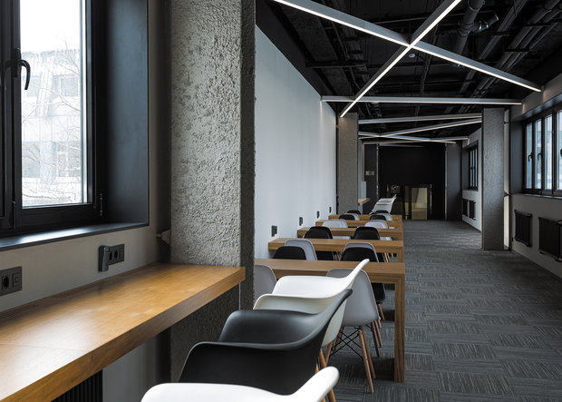 Фото из портфолио Коворкинг "Мост" – фотографии дизайна интерьеров на INMYROOM