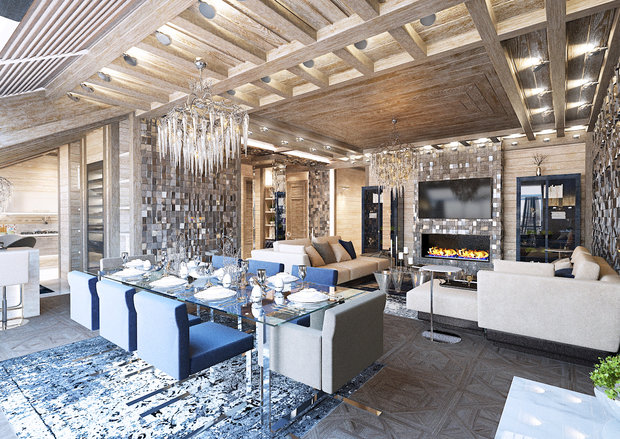 Фото из портфолио Мансардная квартира в Санкт-Петербурге  – фотографии дизайна интерьеров на INMYROOM