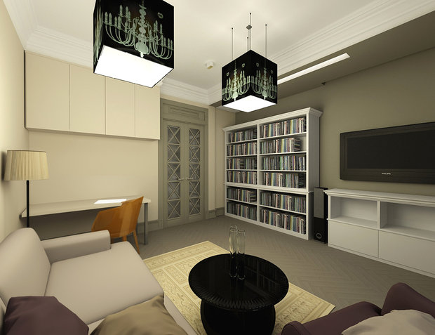 Фото из портфолио КВАРТИРА С ВИДОМ НА НАБЕРЕЖНУЮ – фотографии дизайна интерьеров на INMYROOM