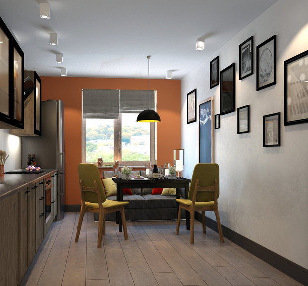 Фото из портфолио Уютный лофт в ЖК Московские Водники – фотографии дизайна интерьеров на INMYROOM