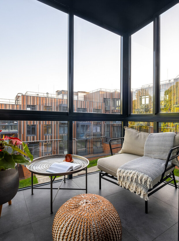 Фотография: Балкон в стиле Современный, Квартира, Проект недели, Московская область, 3 комнаты, Более 90 метров, Александр Дмитрук – фото на INMYROOM