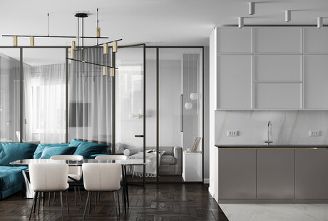 ЖК Трианон - Дизайн-проект квартиры 100м.кв