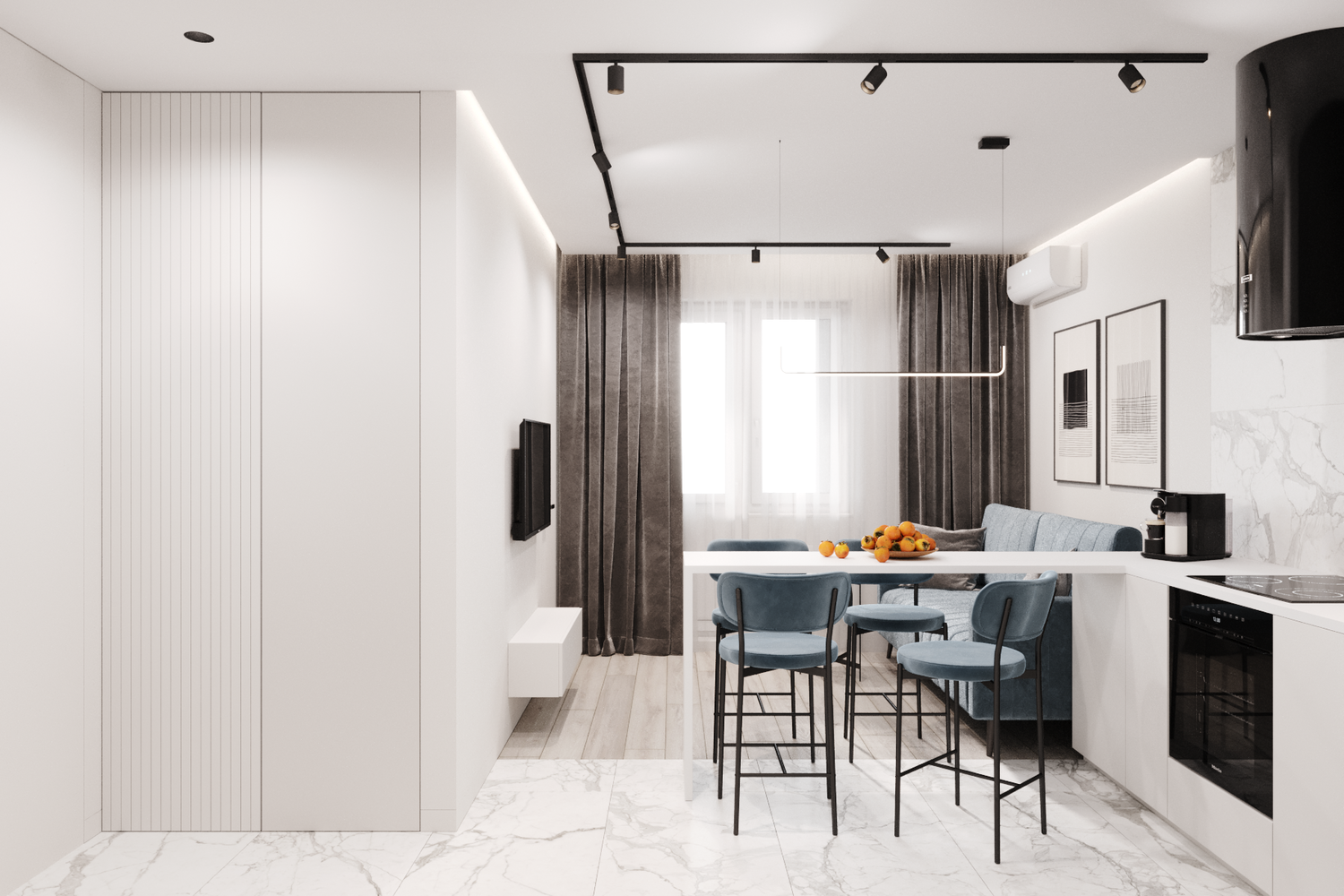 Фото из портфолио Квартира ЖК "Университетский" – фотографии дизайна интерьеров на INMYROOM Фото из портфолио Квартира ЖК "Университетский" – фотографии дизайна интерьеров на INMYROOM