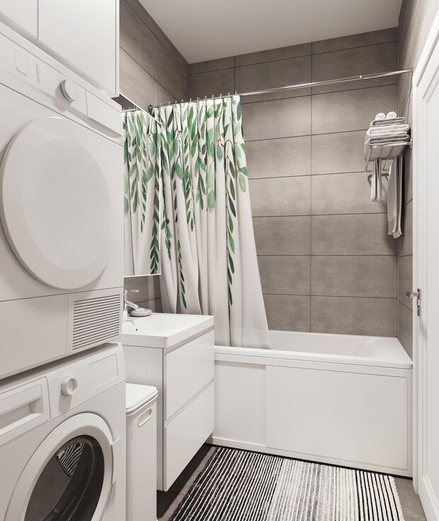 Фото из портфолио 2шка ЖК Лефортово парк 60м2 – фотографии дизайна интерьеров на INMYROOM