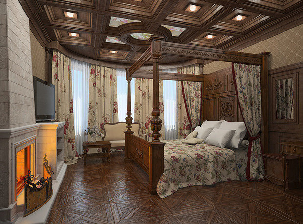 Фото из портфолио Интерьер квартиры в стиле русского модерна – фотографии дизайна интерьеров на INMYROOM