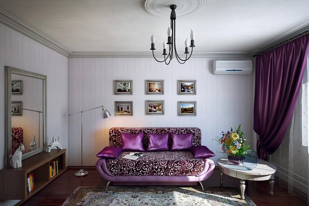 Фото из портфолио Гостиная в тёмных тонах – фотографии дизайна интерьеров на INMYROOM