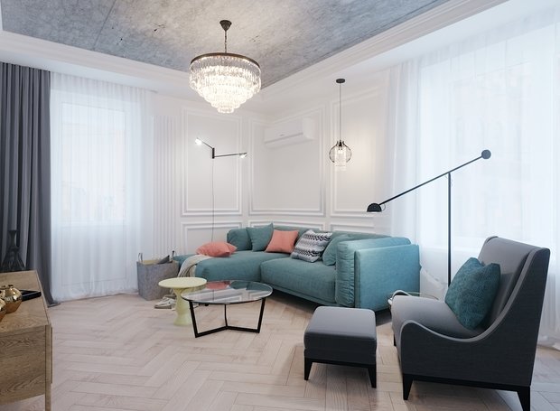 Фото из портфолио Дизайн трехкомнатной квартиры – фотографии дизайна интерьеров на INMYROOM