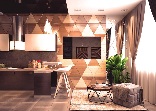 Фото из портфолио Частная квартира 76м2 – фотографии дизайна интерьеров на INMYROOM