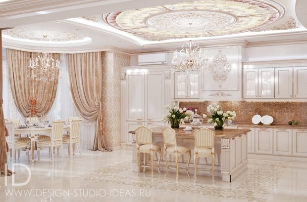 Фото из портфолио ДОМ В КЛАССИЧЕСКОМ СТИЛЕ В БЕЛОГОРСКЕ, 326 М² – фотографии дизайна интерьеров на INMYROOM