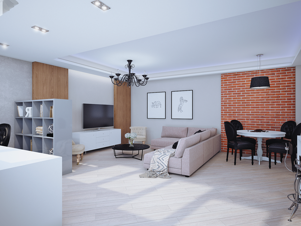 Фото из портфолио Уютный Лофт – фотографии дизайна интерьеров на INMYROOM