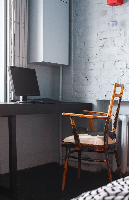 Фотография: в стиле , Эклектика, Квартира, Студия, Россия, Проект недели, Черный, Москва, Синий, Голубой, Герой InMyRoom, квартира дизайнера, Наталья Анахина, видео, Кирпичный дом, до 40 метров – фото на INMYROOM Фотография: в стиле , Эклектика, Квартира, Студия, Россия, Проект недели, Черный, Москва, Синий, Голубой, Герой InMyRoom, квартира дизайнера, Наталья Анахина, видео, Кирпичный дом, до 40 метров – фото на INMYROOM