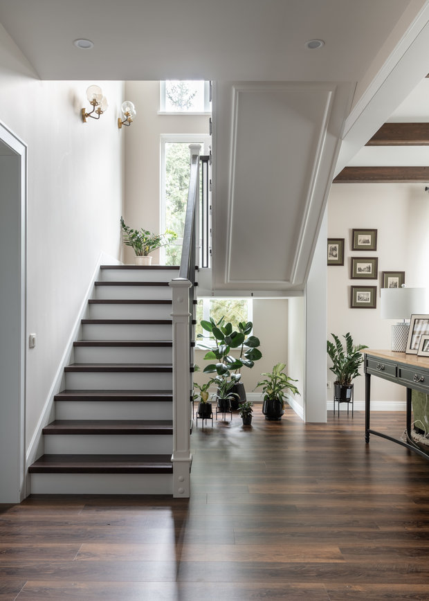 Фотография: Прихожая в стиле Прованс и Кантри, Классический, Дом, Проект недели, Нахабино, 4 и больше, Более 90 метров, Вера Шеверденок, Roomba Interior – фото на INMYROOM