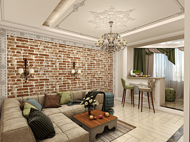 Фотография: Гостиная в стиле Классический, Эклектика – фото на INMYROOM