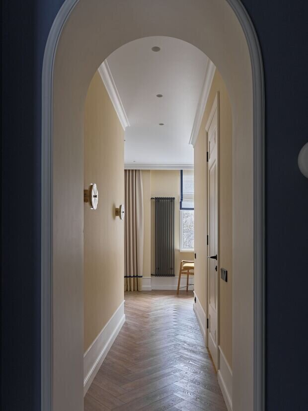 Фотография: Прихожая в стиле Современный, Квартира, Проект дня, Новосибирск, Сталинка, 3 комнаты, 60-90 метров, ремонт сталинки, дизайн кухни в сталинке, современный/скандинавский, фото интерьера, дизайн интерьера фото, фото кухни, Анастасия Рыбина, Елена Дьяконова – фото на INMYROOM