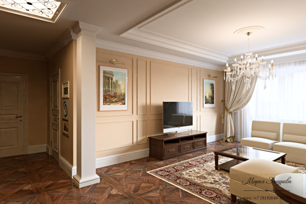 Фото из портфолио Легкая классика – фотографии дизайна интерьеров на INMYROOM
