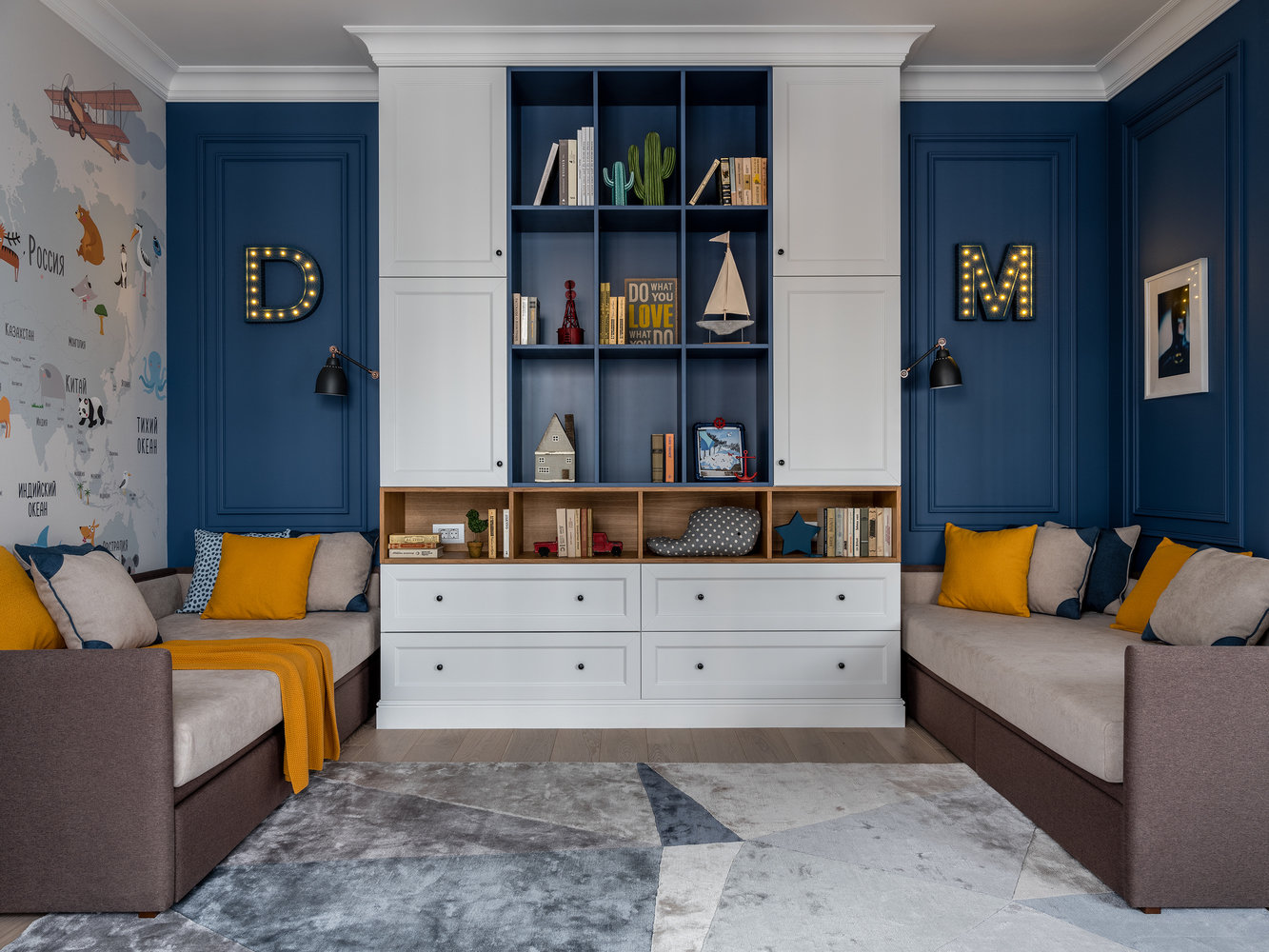 Фотография: Детская в стиле Современный, Квартира, Проект дня, Одинцово, Мария Рублева, 3 комнаты, Более 90 метров, Эксклюзивные проекты – фото на INMYROOM