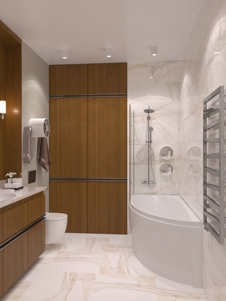 Фотография: Ванная в стиле Современный, Советы, маленькая ванная – фото на INMYROOM