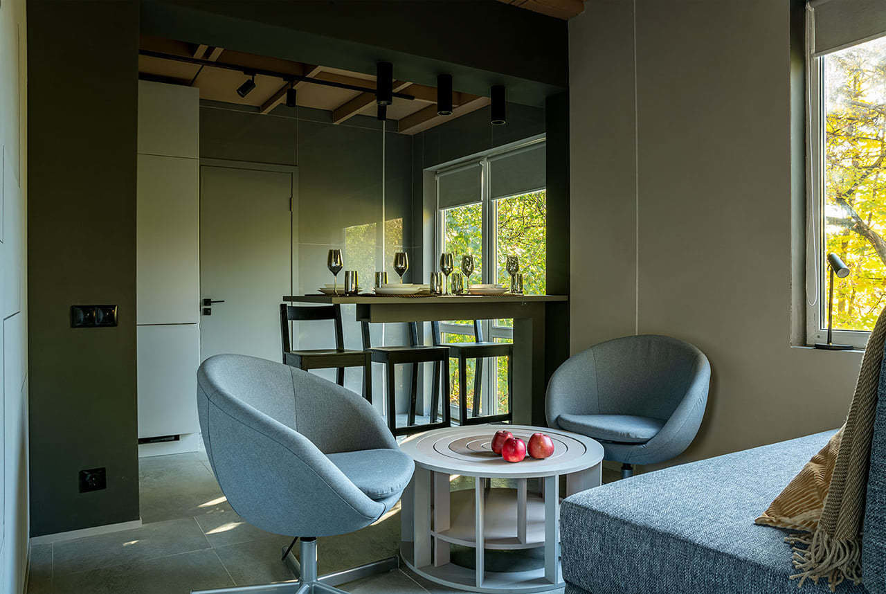 Фото из портфолио КОНТРАПУНКТ МИКРОДОМА – фотографии дизайна интерьеров на INMYROOM Фото из портфолио КОНТРАПУНКТ МИКРОДОМА – фотографии дизайна интерьеров на INMYROOM