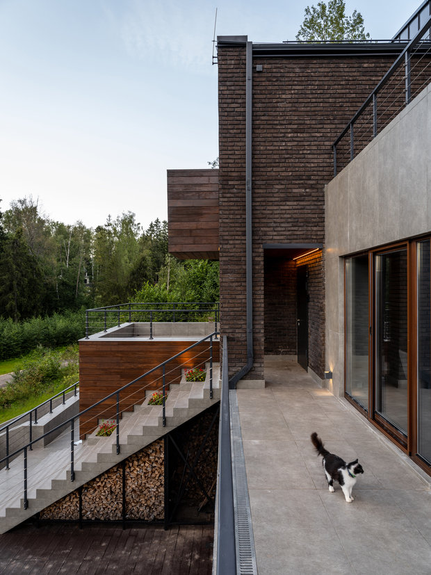 Фотография: Терраса в стиле , Современный, Восточный, Дом, Проект недели, Дом и дача, Московская область, 4 и больше, Более 90 метров, Архитектурное бюро ab2.0 – фото на INMYROOM