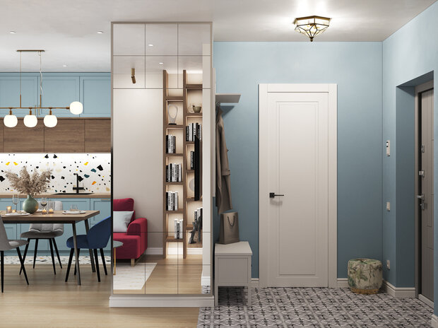 Фотография: Прихожая в стиле Современный, Квартира, Проект недели, Воронеж, 2 комнаты, 40-60 метров, Room To Me, Анастасия Смагина – фото на INMYROOM