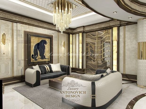 Фото из портфолио Роскошная экспрессия в интерьере спальни от Светланы Антонович – фотографии дизайна интерьеров на INMYROOM