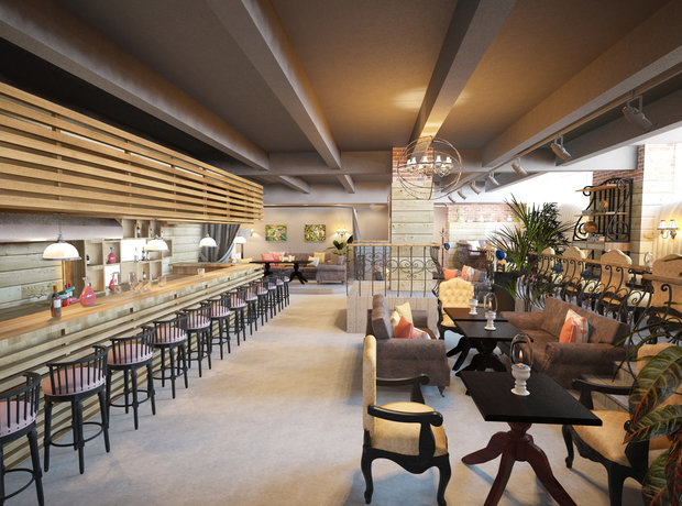 Фото из портфолио Ресторан – фотографии дизайна интерьеров на INMYROOM