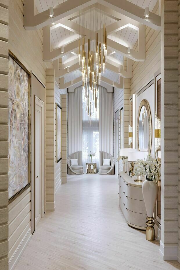 Фото из портфолио Дом 281,5 м² в КП Руза Фэмили: светлый интерьер для светлой семьи – фотографии дизайна интерьеров на INMYROOM